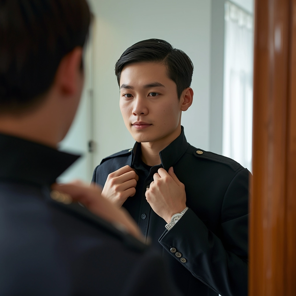 穿著具備歸屬感制服的自豪員工