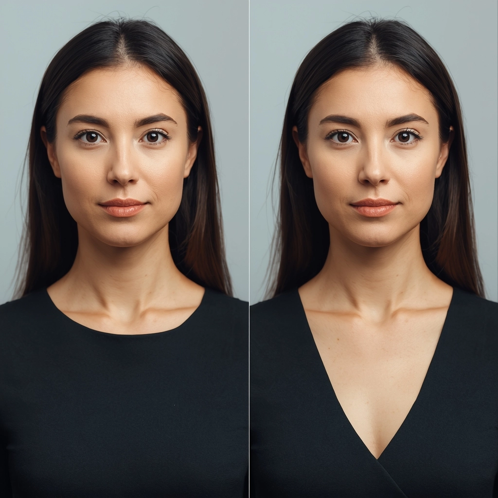 2026 視覺瘦臉領口設計