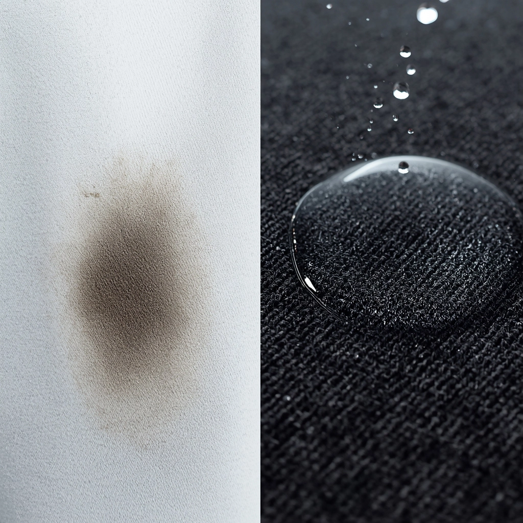 傳統布料與高科技吸濕排汗涼感布料的機能對比