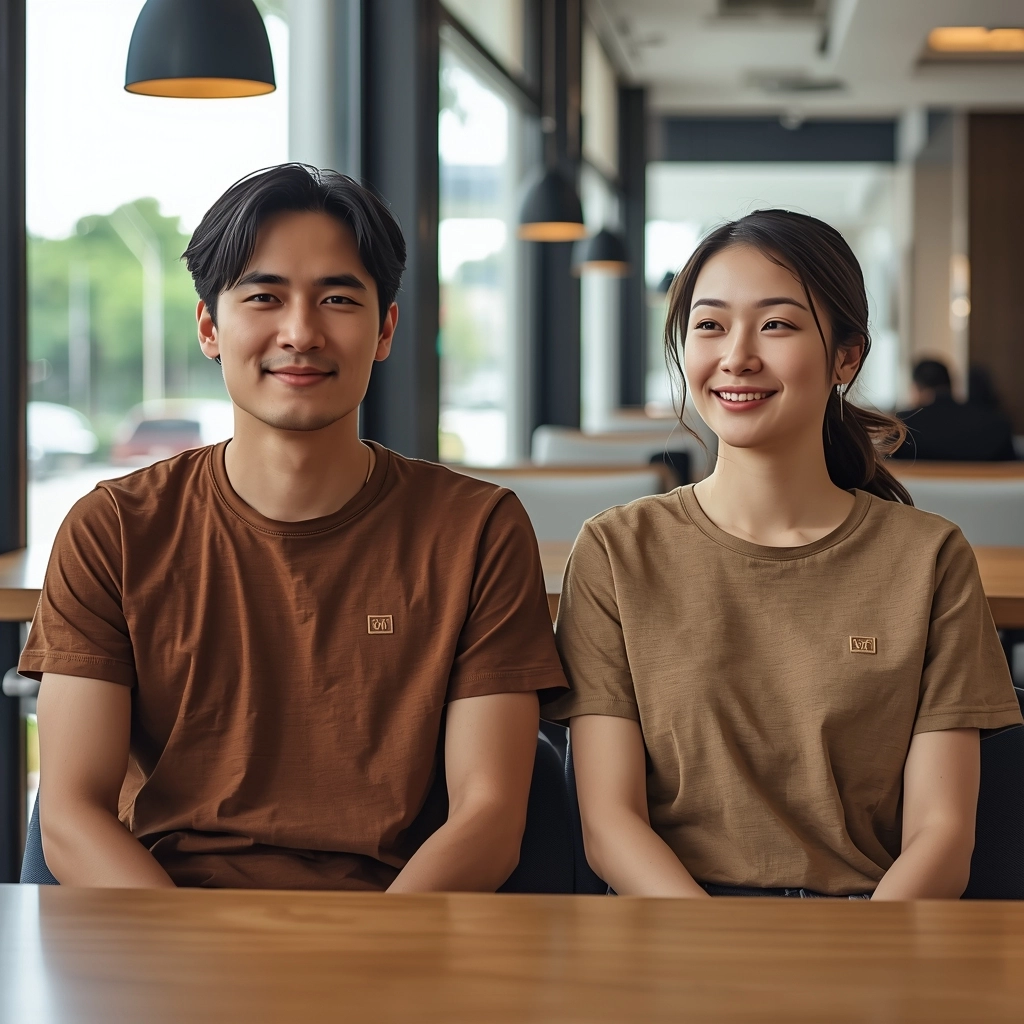 科技業高質感簡約團體服與精緻微電繡展示