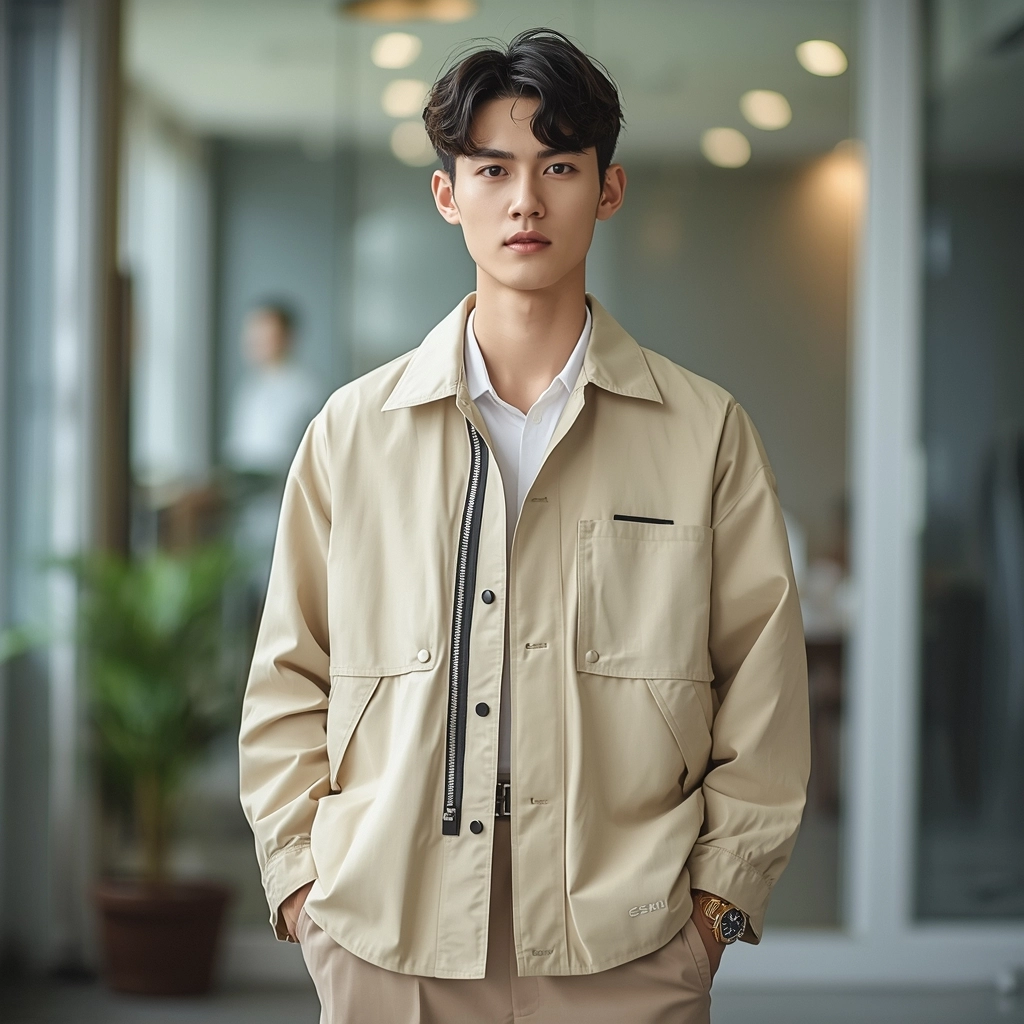 Z 世代員工穿著潮流剪裁制服