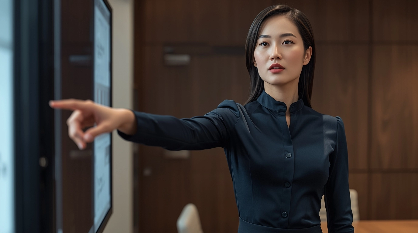 深色襯衫主管形象