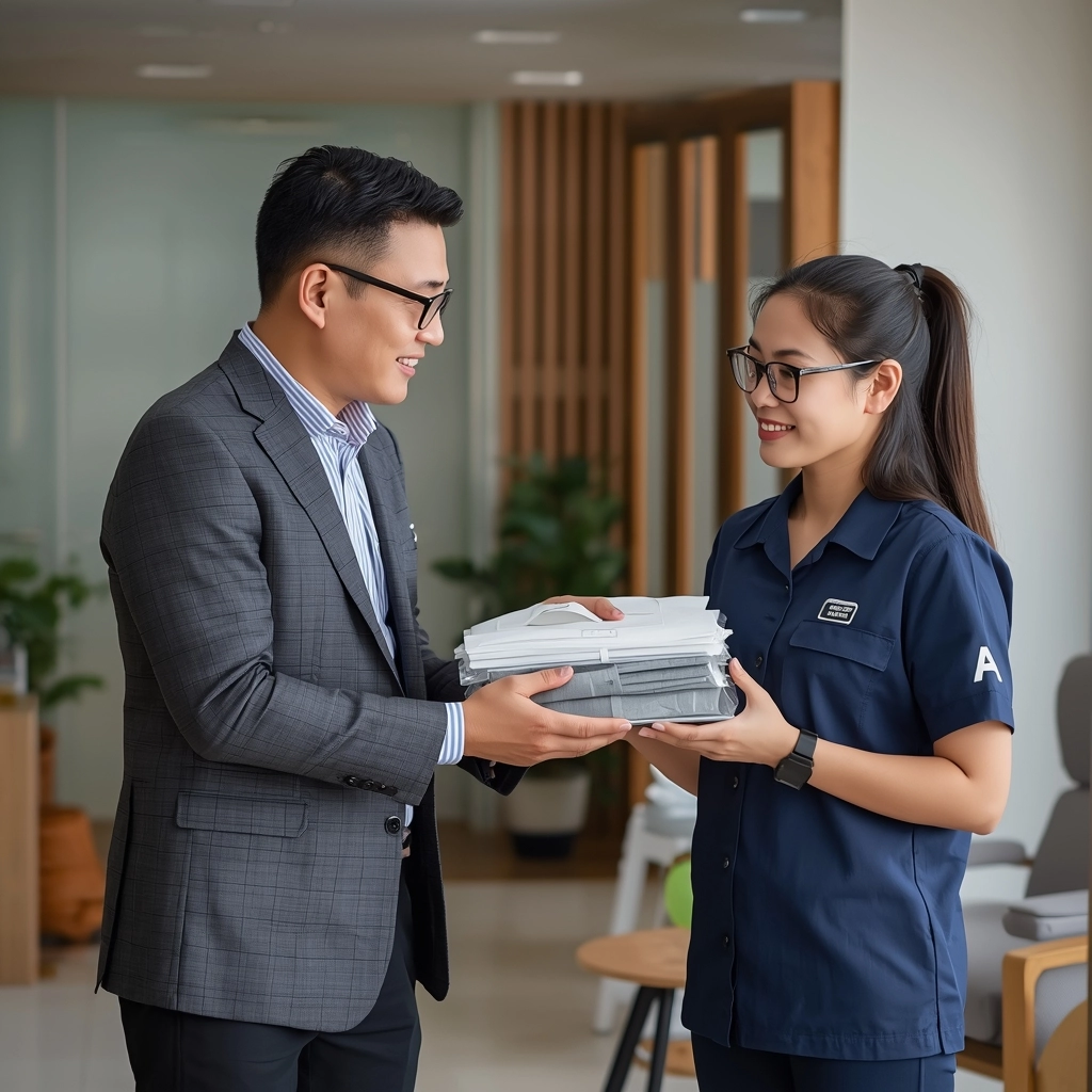 微型企業發放制服的歸屬感時刻