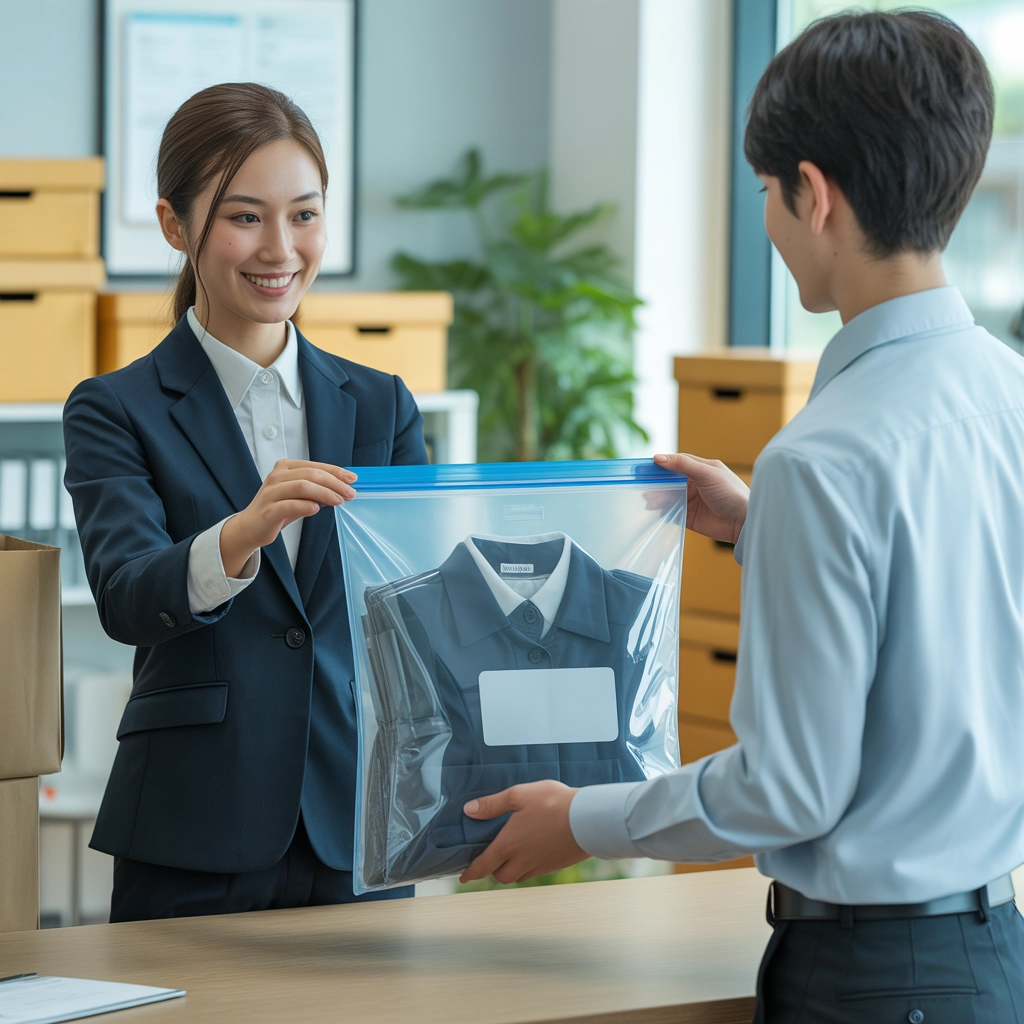 企業人資採用一人一袋精準配發制服，展現從容專業與高效率