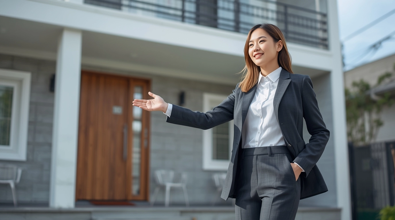 專業女性展示靈活活動的商務穿搭