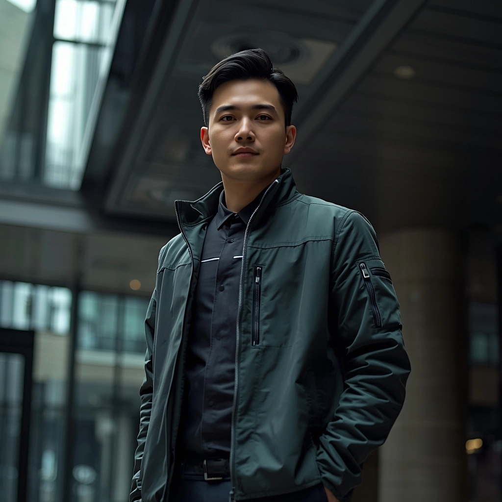 穿著礦石色制服的專業人士