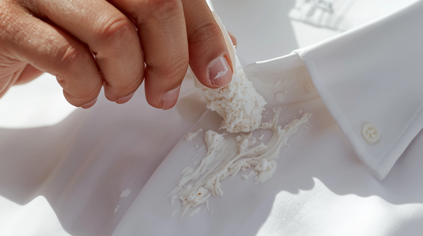 使用小蘇打粉清潔襯衫領口