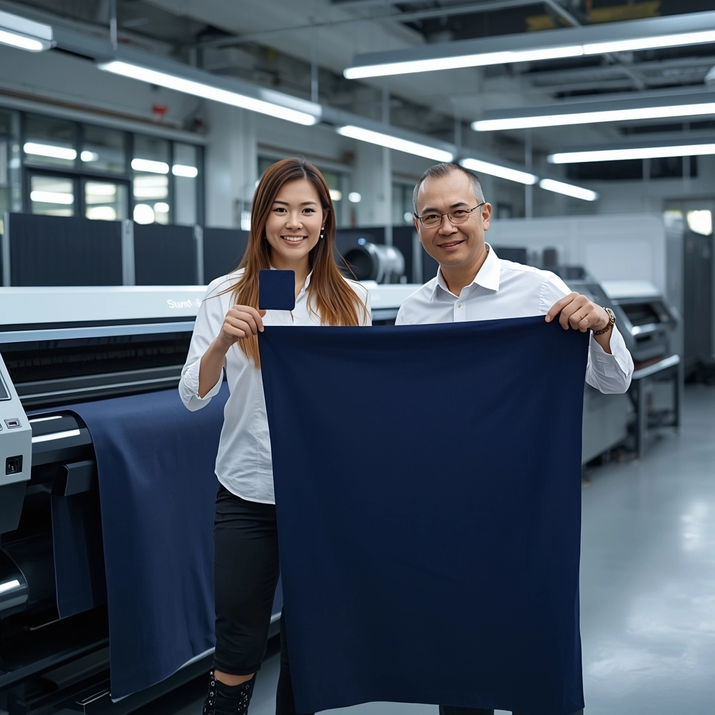 企業採購利用數位染整技術解決小量補單與色差痛點