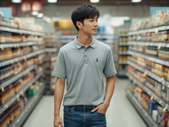 員工下班後穿著極簡制服融入生活場景