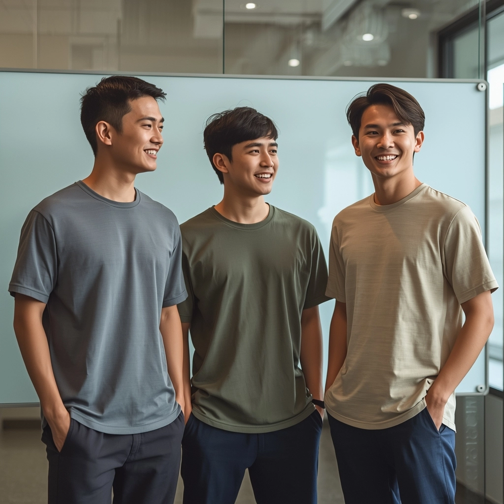 莫蘭迪色系與極簡版型打造科技業低調高級感團體服