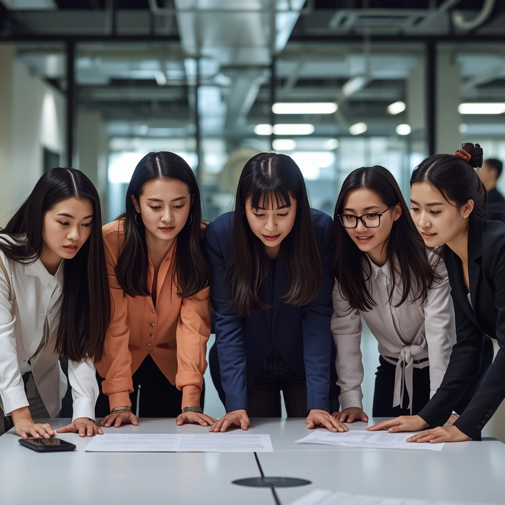 辦公室員工穿著舒適剪裁制服