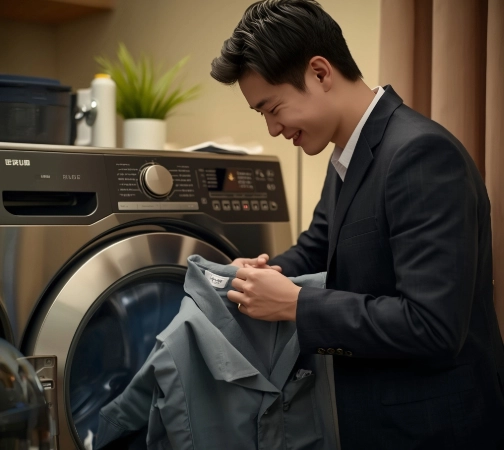 經過洗滌測試標準的制服不易縮水褪色