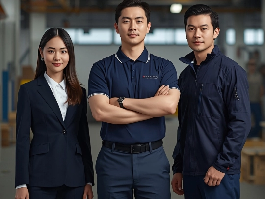 透過家族化制服設計，滿足跨部門功能需求並維持企業視覺高度統一