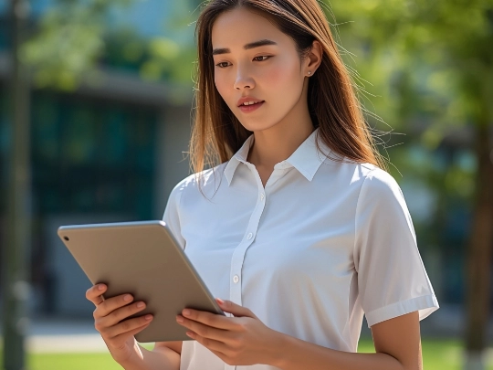 穿著吸濕排汗客製化服飾的台灣外勤人員