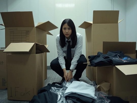 傳統紙箱裝箱發放制服造成理貨混亂與工時浪費