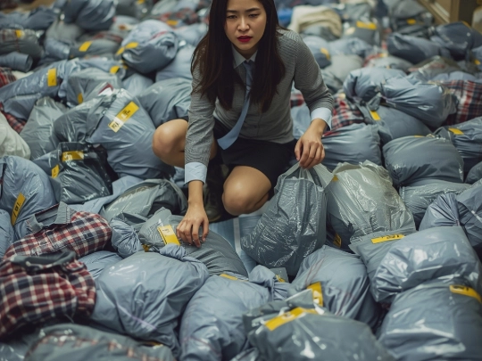 傳統制服大貨點收讓採購人資浪費大量工時理貨