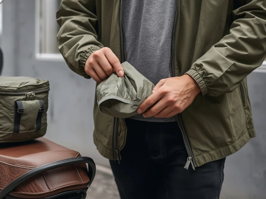 超輕量收納式防風外套使用情境