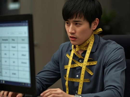 傳統皮尺套量尺寸容易產生人為誤差與測量盲點