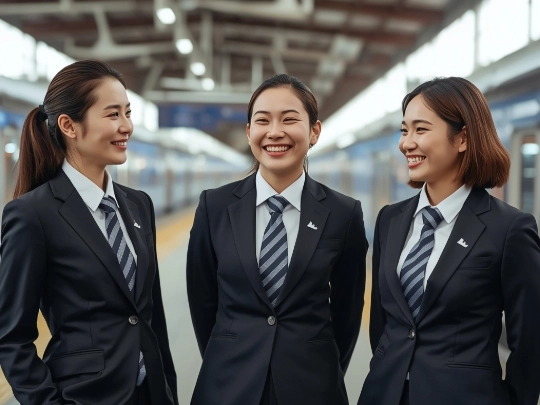 穿著好看企業制服的團隊展現專業形象