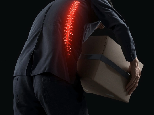 智能制服具備六軸感測與震動回饋，糾正員工搬運姿勢預防職災